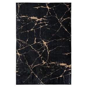 Kusový koberec PORTE 2007 Black/Gold 50x80 cm