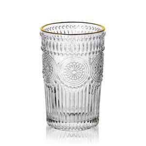 Pohár BARREL so zlatým okrajom AW21 998779 350 ml
