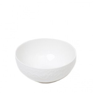 Miska SYLIA biela s ornamentom SS23 844039
