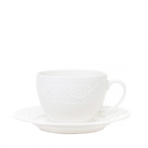 Šálka SYLIA s podšálkou, ornamenty SS23 844060 250 ml