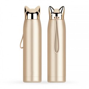Termoska FOXY zlatá s ušami 950258 320 ml