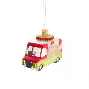 Vianočná ozdoba GLASSO taco truck 861722