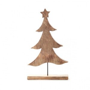 Vianočný stromček PINETO drevený s hviezdou 866635