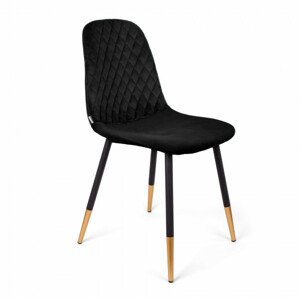 Stolička NOIR zamatová čierna SS22 933466