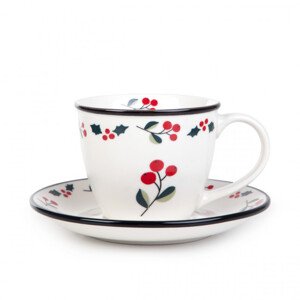 Šálka s podšálkou ANTILA s jarabinou 873053 0,2l