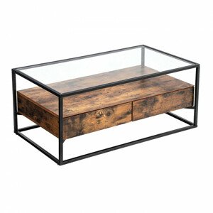 Konferenčný stolík so sklom LCT31BX