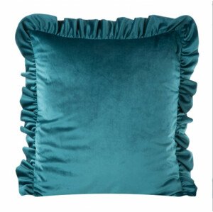 Obliečka na vankúš VELVET 25 - tmavotyrkysová