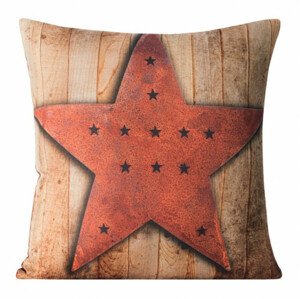 Obliečka na vankúš STAR 11 hnedá