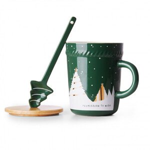 Hrnček TREE TIME zelený XM22 944523 280 ml