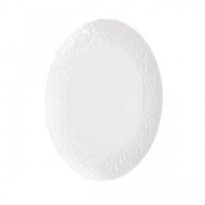 Servírovací tanier SYLIA s ornamentom 874722 30x22 cm