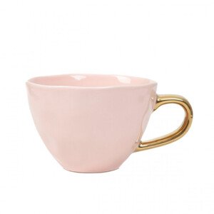 Šálka MALBI ružová so zlatým uškom 887036 350 ml