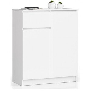 Komoda K80 2D 1SZ CLP biela