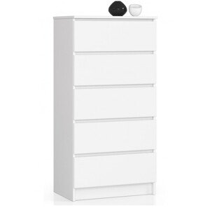 Komoda K60 5SZ CLP biela
