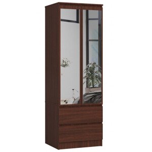 Skriňa STAR S 60 cm 2D 2SZ zrkadlá CLP wenge