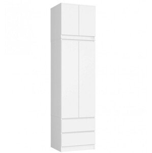 Skriňa s nadstavcom S 60 cm 2D 2SZ CLP biela