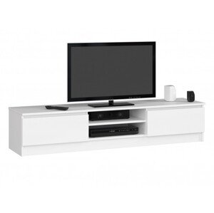Stolík pod TV RTV K 160 CLP biely