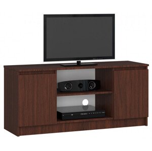 Stolík pod TV RTV 120 2D 1P wenge
