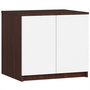 Nadstavec na skriňu STAR S 60 wenge / biely