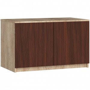 Nadstavec na skriňu S 90 sonoma / wenge 2D