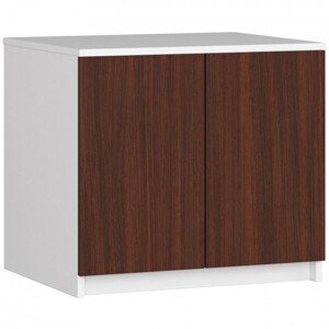 Nadstavec na skriňu STAR S 60 biely / wenge