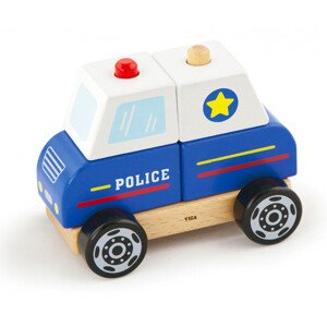 Skladačka Viga 50201 policajné autíčko