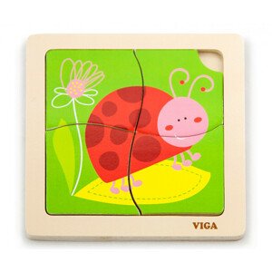 Puzzle na podložke Viga 50140 lienka