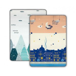 Rolovacia podložka pre deti Kinder 120x178 cm - les a mesto
