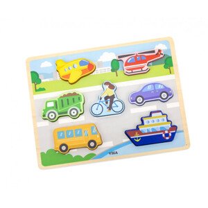 Puzzle na podložke Viga 44701 7 dielikov - transport