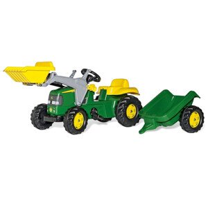 Šlapací traktor s lyžicou a prívesom Rolly Toys 811496 John Deere