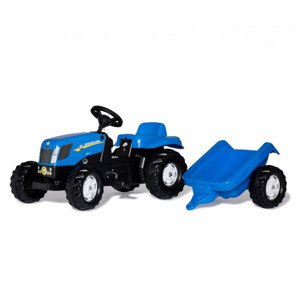 Šlapací traktor s vlečkou Rolly Toys New Holland Agriculture 013074