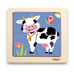 Puzzle na podložke Viga 51313 krava