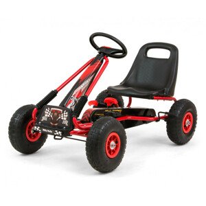 Šlapacia motokára Thor červená