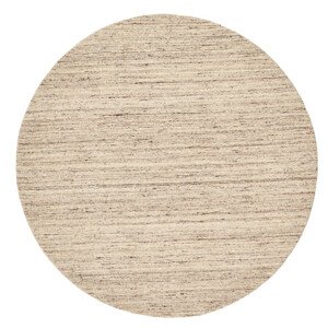 Koberec PURE UNI naturálny / béžový kruh