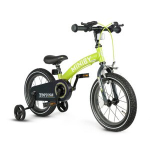 Detský bicykel Miniby 14" zelený