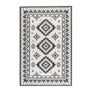 Obojstranný koberec Elle Decoration GEMINI Dynamic čierny