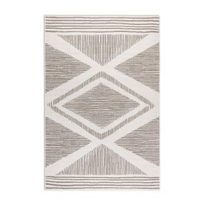 Obojstranný koberec GEMINI Rhombus linen