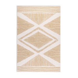 Obojstranný koberec GEMINI Rhombus ochre