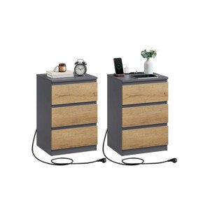 Set dvoch nočných stolíkov LET831G01 (2ks)