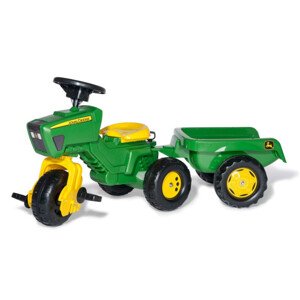 Šlapací traktor Rolly Toys John Deere trojkolesový s prívesom 052769