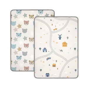 Rolovacia podložka pre deti Kinder 120x178 cm - medvede a farma
