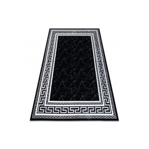 Koberec GLOSS 2813 87 styl, greek - čierny, sivý
