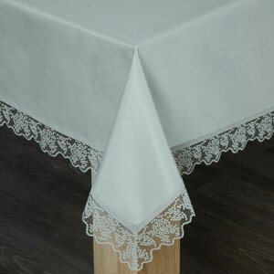 Obrus ABELLA - strieborný
