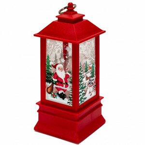 Sviatočný lampáš LED XB-001 červený