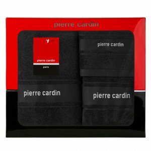 Darčeková sada uterákov PIERRE CARDIN 3 NEL čierny