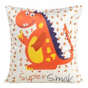 Obliečka na vankúš KIDS 8B biela / pomarančová