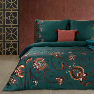 Posteľná súprava MOROCCO 3 zeleno-oranžová