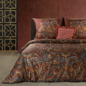 Posteľná súprava MOROCCO 4 bordová / sivá / béžová