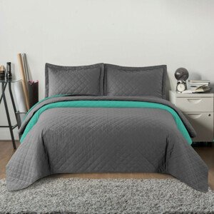 Obojstranný prehoz INEZ m.grey & mint