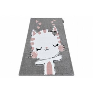 Koberec PETIT KITTY MAČKA sivý