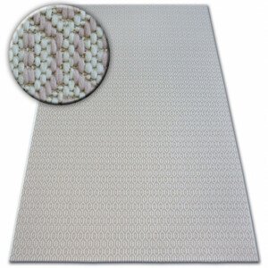 Koberec SIZAL FLAT 48603/526 Očká krém ružový